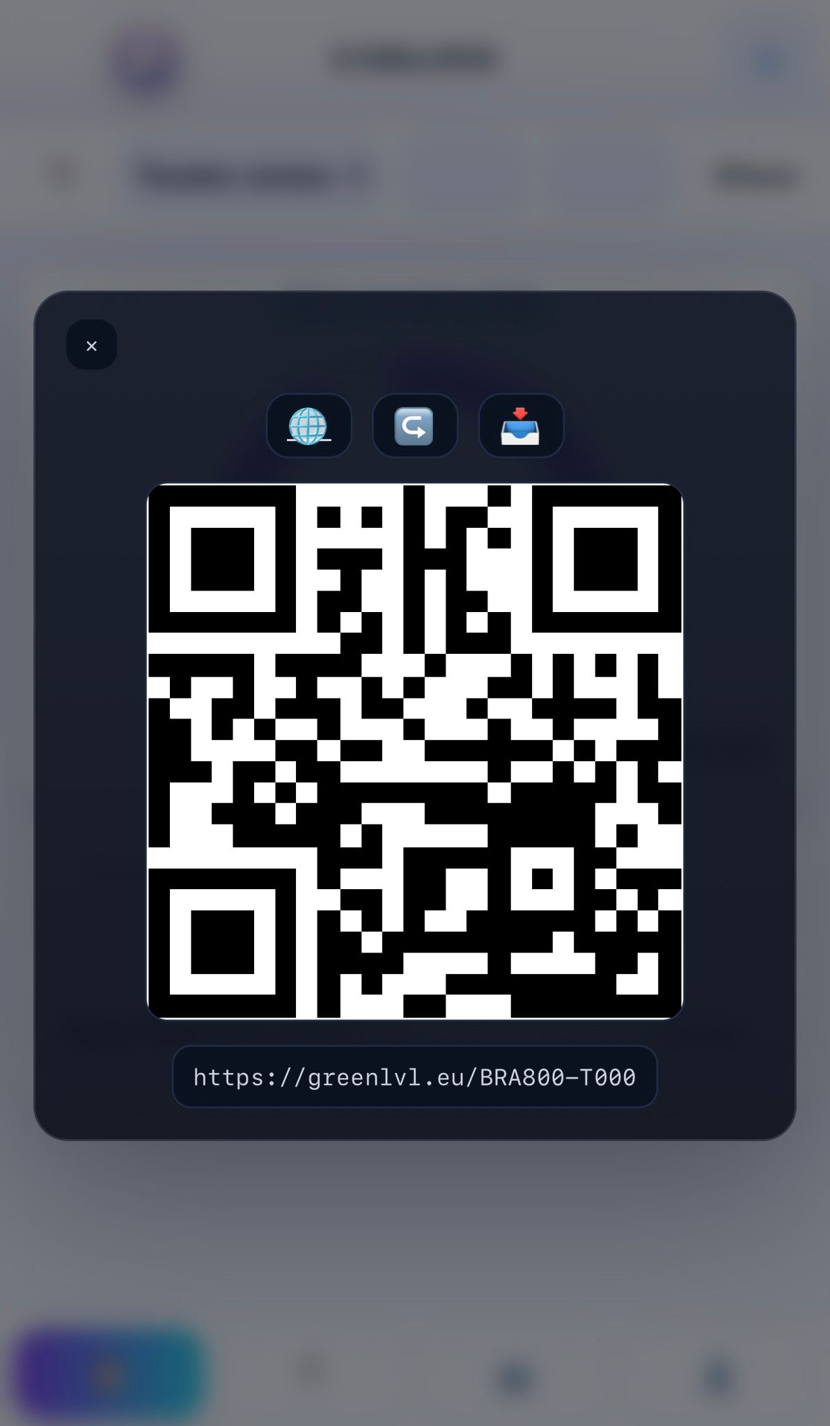 Parcours client QR GREEN LVL